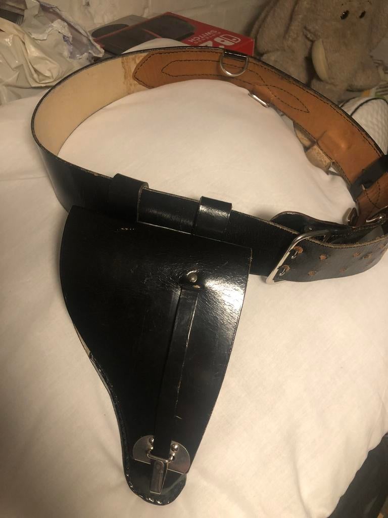 Wapenholster met riem, Verzamelen, Militaria | Algemeen, Ophalen of Verzenden, Rijkswacht