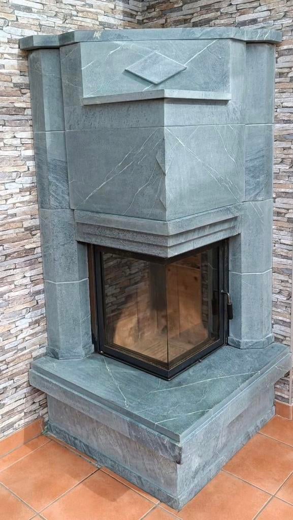 24093 Poêle à stéatite lourd Hark 8 kW, Maison & Meubles, Poêles, Utilisé, Autoportant, Poêle à bois, Bois, Enlèvement