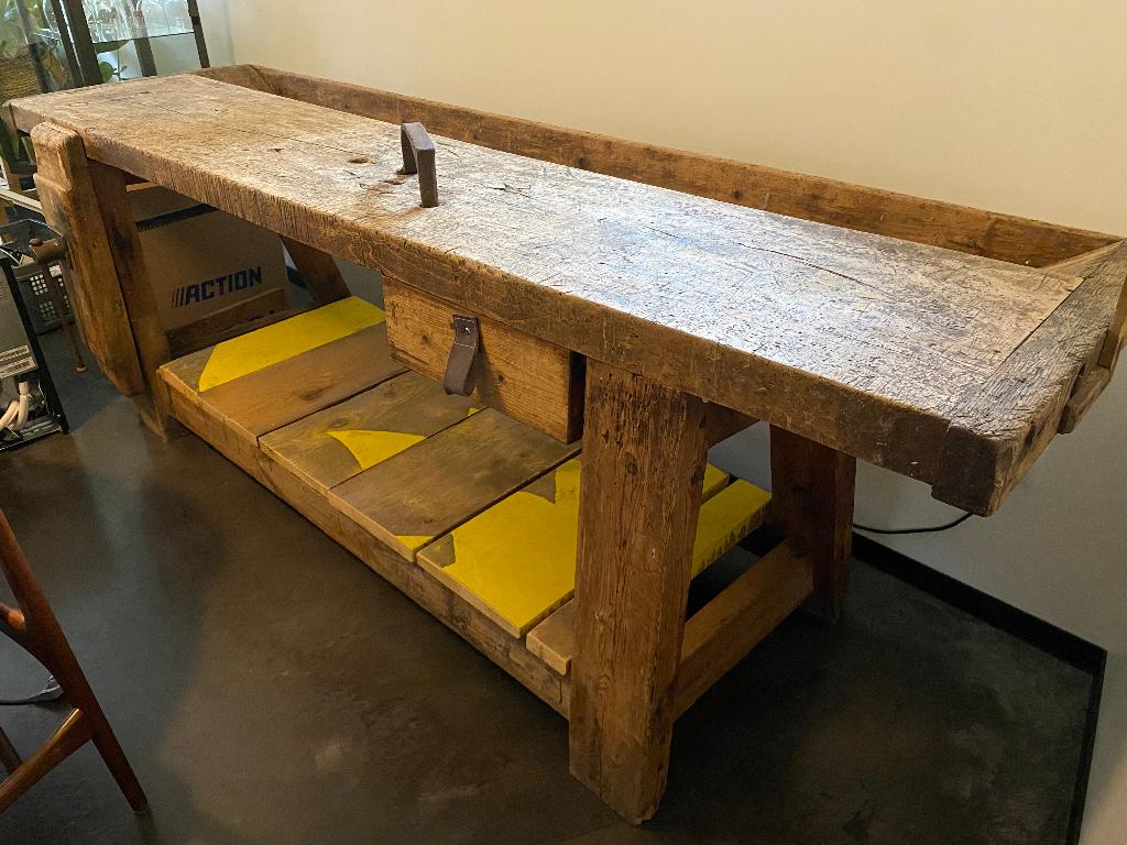 Timmermans werkbank, Ophalen, Gebruikt