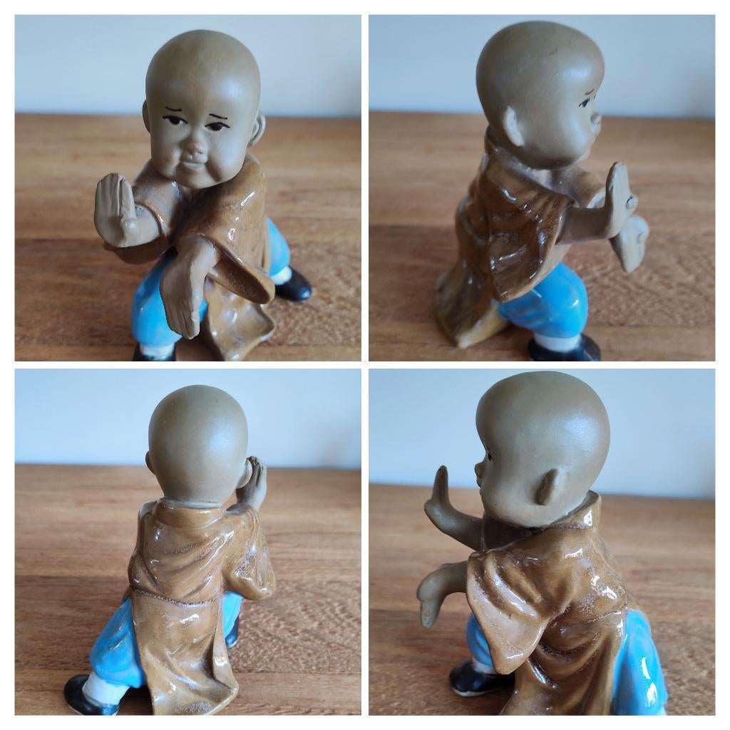 China. Vintage Mudman, Shaolin-monnik. Kungfu, Ophalen of Verzenden