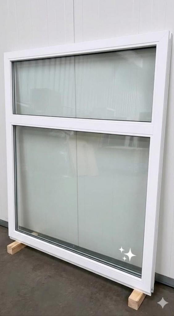 Châssis PVC Aluplast NEUF 130x150 – Double vitrage, Bricolage & Construction, Vitres, Châssis & Fenêtres, Enlèvement ou Envoi