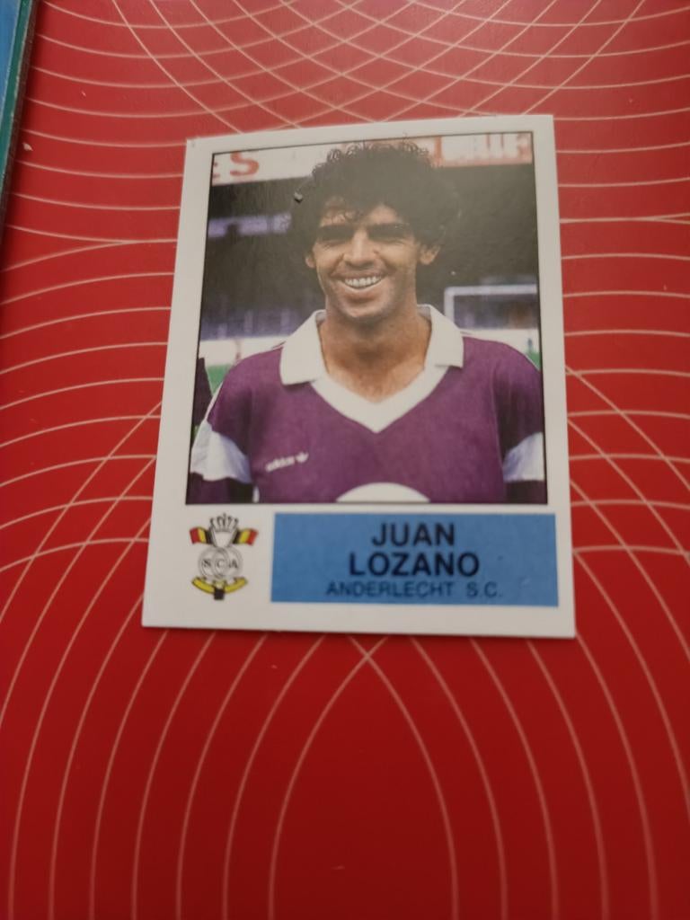 Sticker Juan Lozano Anderlecht 2019/20, Enlèvement ou Envoi, Autocollant
