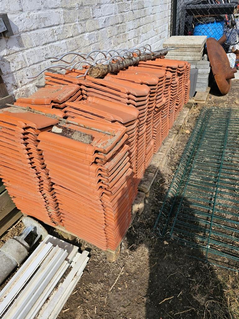 Lot nieuwe dakpannen, Doe-het-zelf en Bouw, Dakpannen en Dakbedekking, Ophalen, Dakpannen