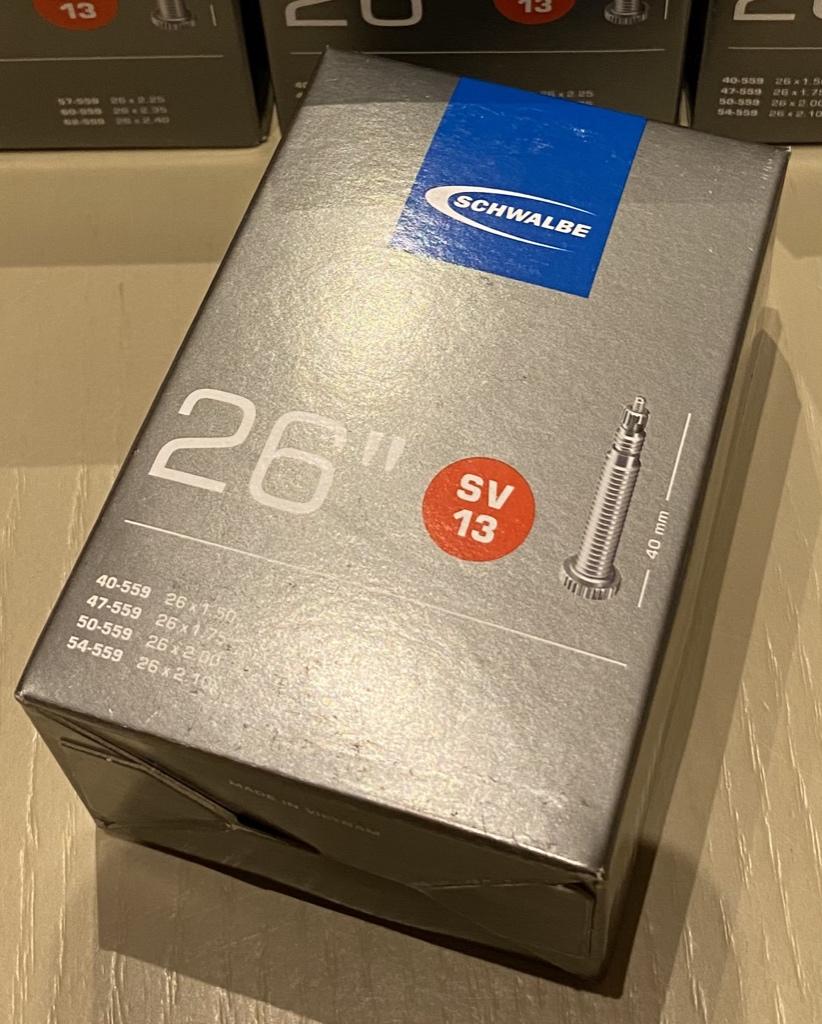 Schwalbe binnenbanden 26 inch, Ophalen of Verzenden, Nieuw, Band, Schwalbe