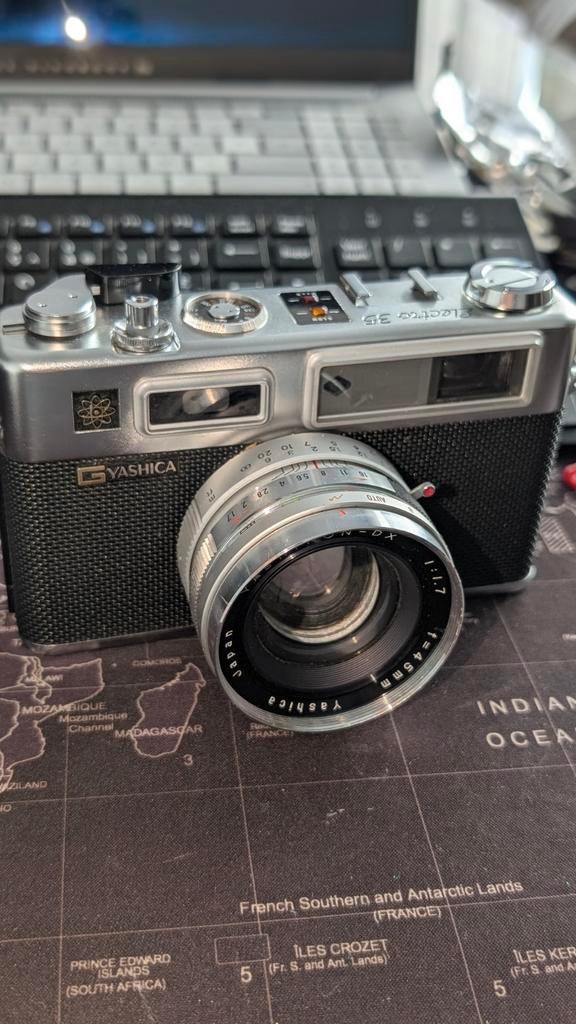 Yashica Electro 35 GS De Retro Telemetrie uit de jaren 70., Ophalen of Verzenden, Zo goed als nieuw