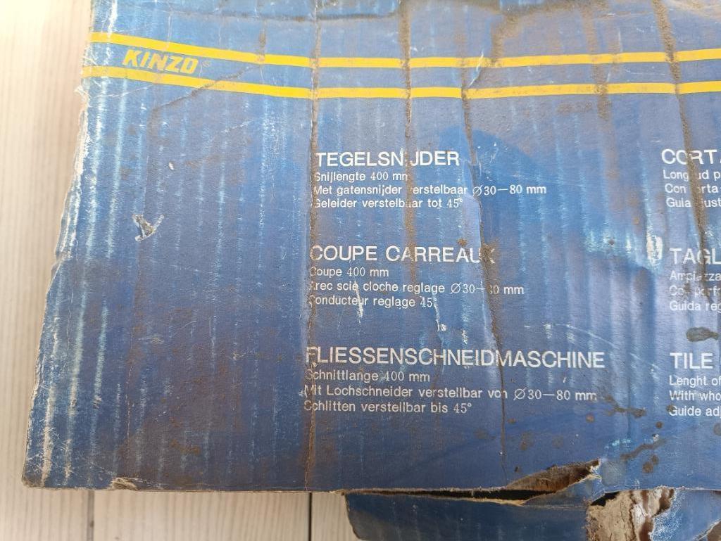 Kinzo Tegelsnijder, Bricolage & Construction, Enlèvement, Utilisé