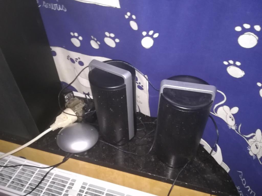 2 Enceintes Actives sans fils WiFi Konig Meyer, Autres marques, Moins de 60 watts, Enlèvement ou Envoi, Utilisé