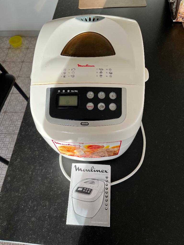Broodbakmachine, Elektronische apparatuur, Broodbakmachines, Gebruikt, Kijkvenster, 400 tot 800 gram deeg, Ophalen