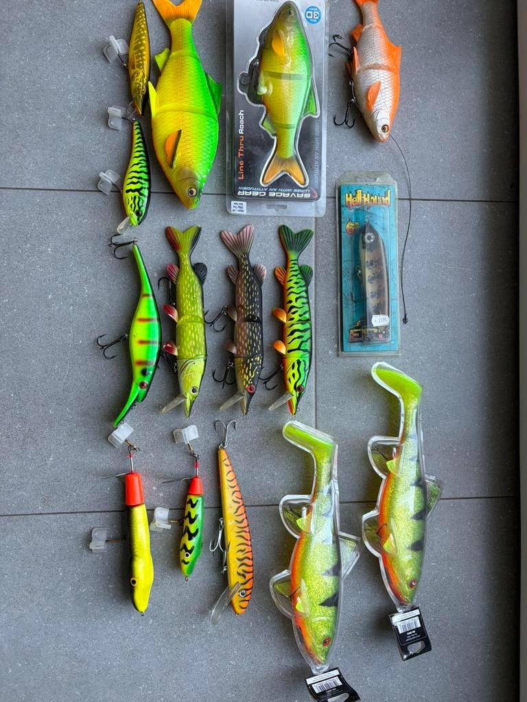 Lot kunstaas, westin, fox rage, salmo, savage gear, Watersport en Boten, Hengelsport | Roofvissen, Zo goed als nieuw, Ophalen of Verzenden