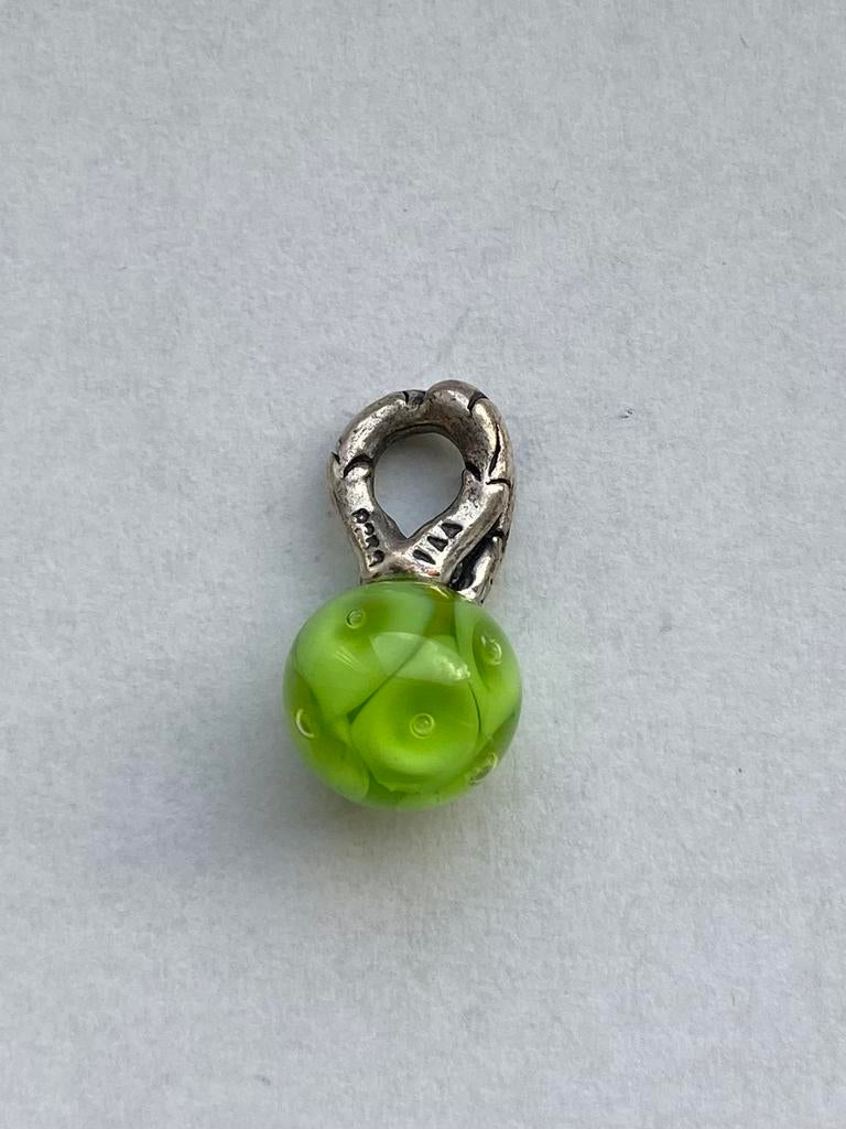Trollbeads bedel ‘Lente’, Handtassen en Accessoires, Bedels, Ophalen of Verzenden, Zo goed als nieuw, Zilver, Trollbeads