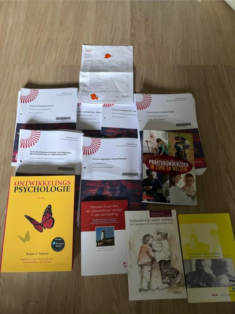 Volledig Boekenpakket UCLL Orthopedagogie Jaar 1 (2024-2025), Computers en Software, Educatie- en Cursussoftware, Zo goed als nieuw