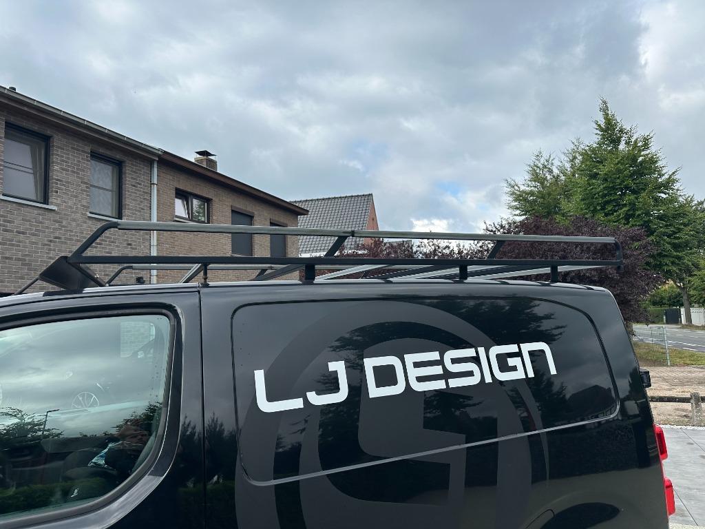 Dakdrager staal Peugeot Expert L1H1 - Zwart gepoederlakt, Auto diversen, Dakdragers, Ophalen, Zo goed als nieuw