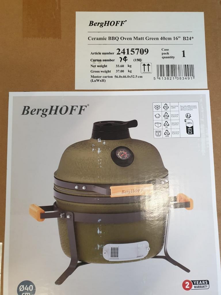 Berghoff bbq, nooit gebruikt, Enlèvement