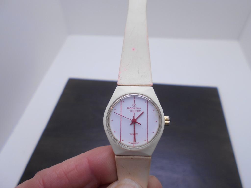 ancienne montre publicitaire Rodania Squash, Bijoux, Sacs & Beauté, Enlèvement, Montre-bracelet, Autres marques