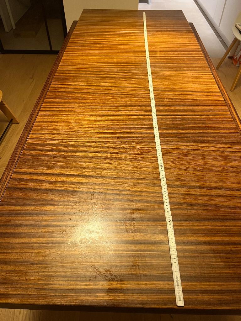 Tafel uitschuifbaar (schuif in de tafel) max 2m30 en 85 diep, Ophalen, Gebruikt, 200 cm of meer, 50 tot 100 cm