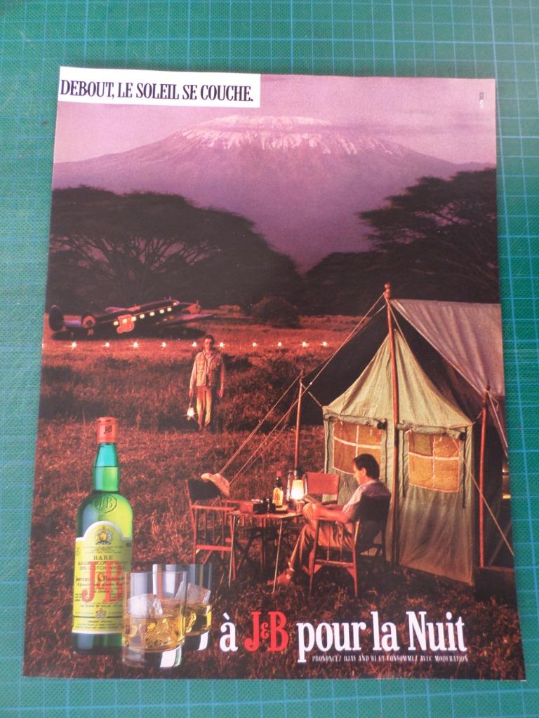 J&B whisky - publicité papier - 1987, Collections, Marques & Objets publicitaires, Enlèvement ou Envoi, Utilisé, Autres types