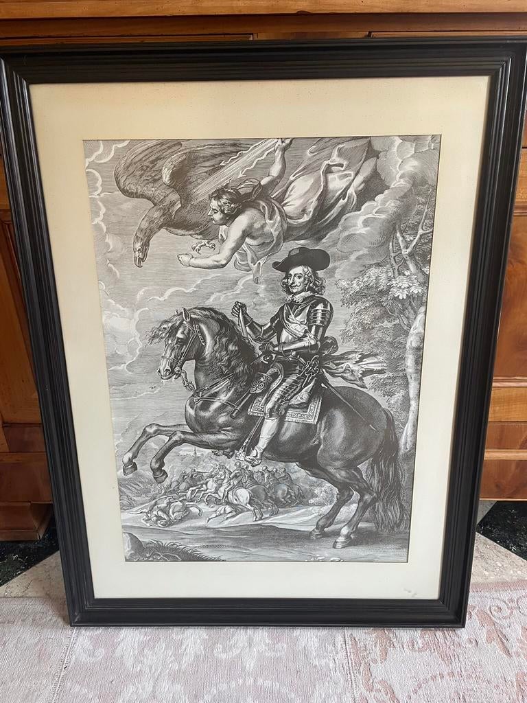 Kader Ferdinand te paard, Antiek en Kunst, Kunst | Tekeningen en Fotografie, Ophalen