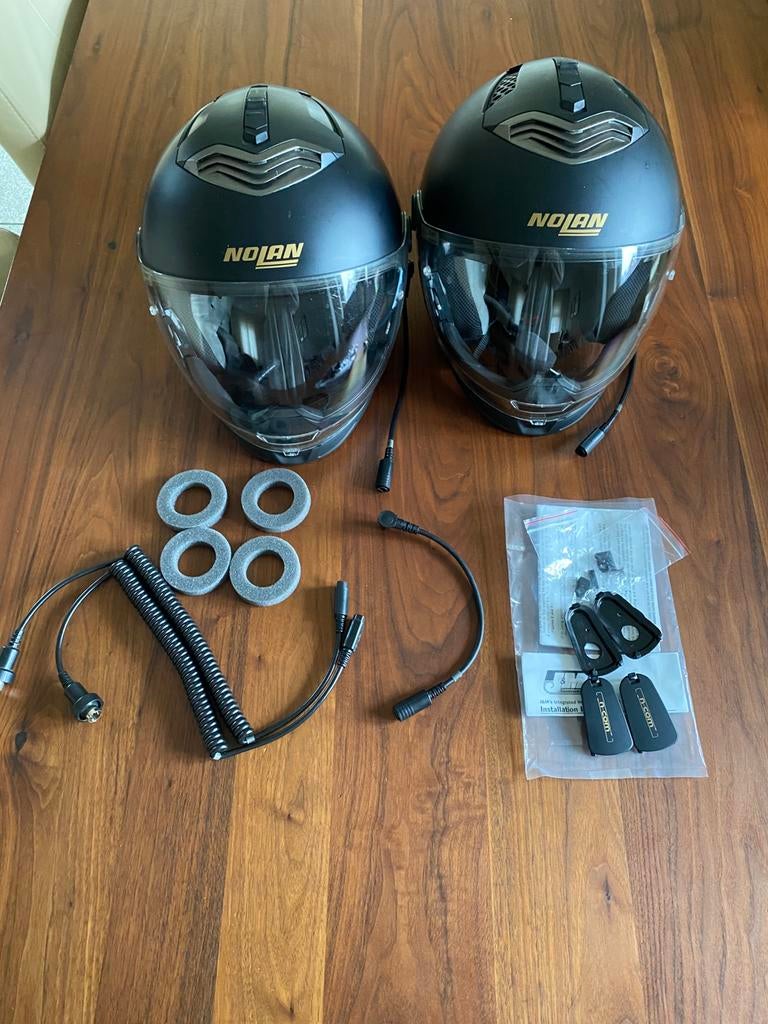 Nolan helmen met bijhorende audio set, M, Systeemhelm, Ophalen of Verzenden, Tweedehands