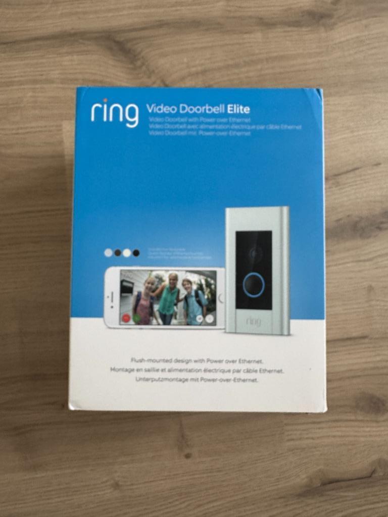 Ring - Sonnette vidéo Elite, Enlèvement, Compatible avec les smartphones, Utilisé, Filaire
