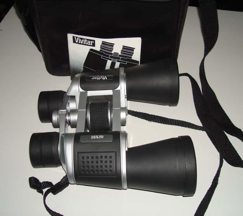 JUMELLE VIVITAR 10x50, Ophalen, Zo goed als nieuw, 8 tot 12x