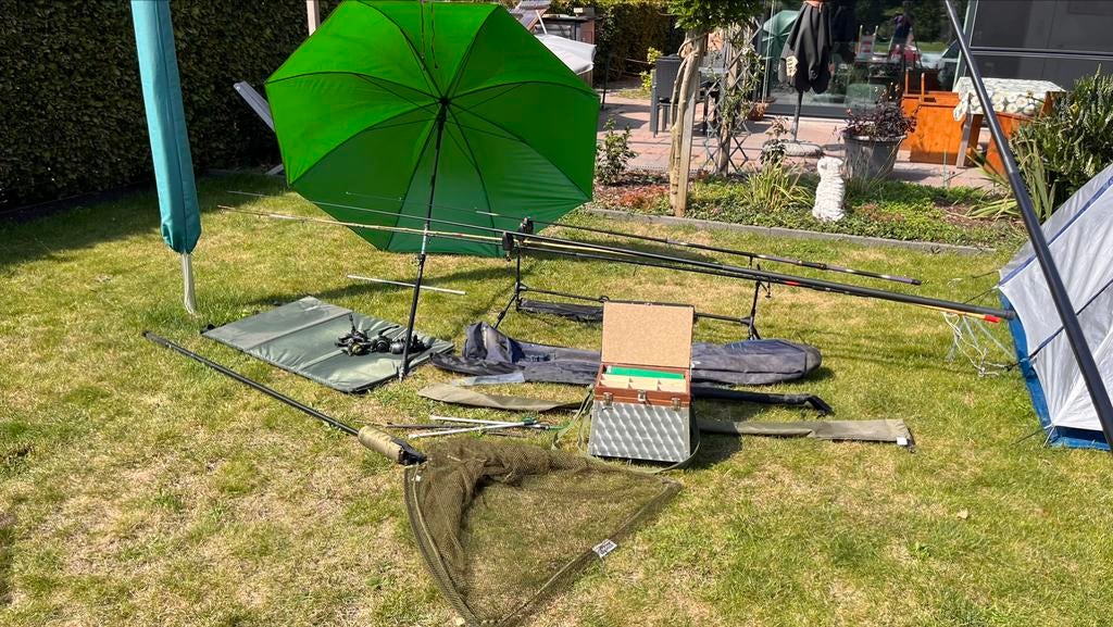 Te koop volledige set voor vissen., Watersport en Boten, Ophalen of Verzenden, Gebruikt