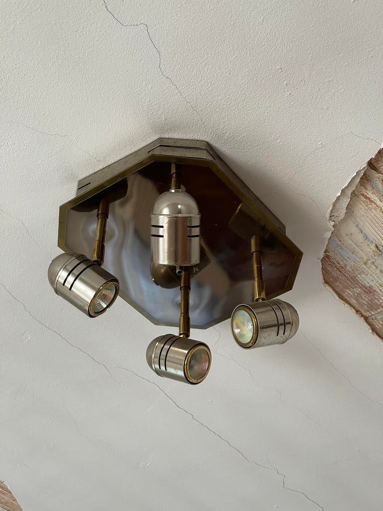 Plafonnier 4 lampes, Maison & Meubles, Enlèvement, Comme neuf