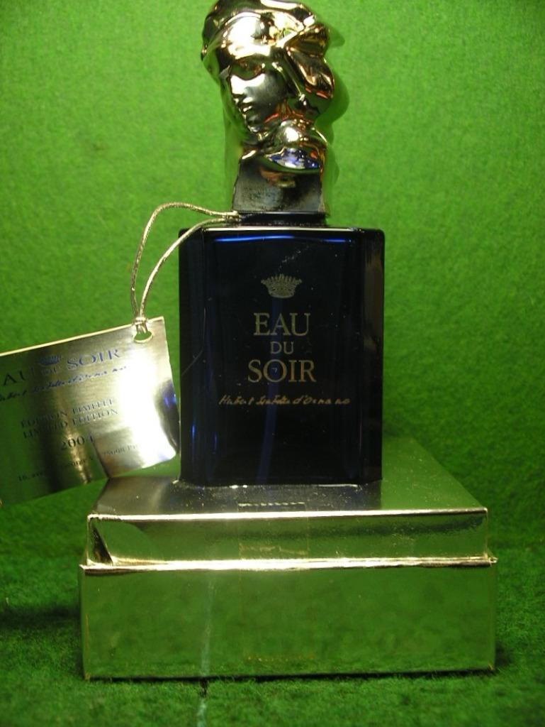 FLACON DE PARFUM COLLECTOR"EAU DU SOIR"SISLEY 2004 VIDE, Enlèvement ou Envoi, Comme neuf, Bouteille de parfum