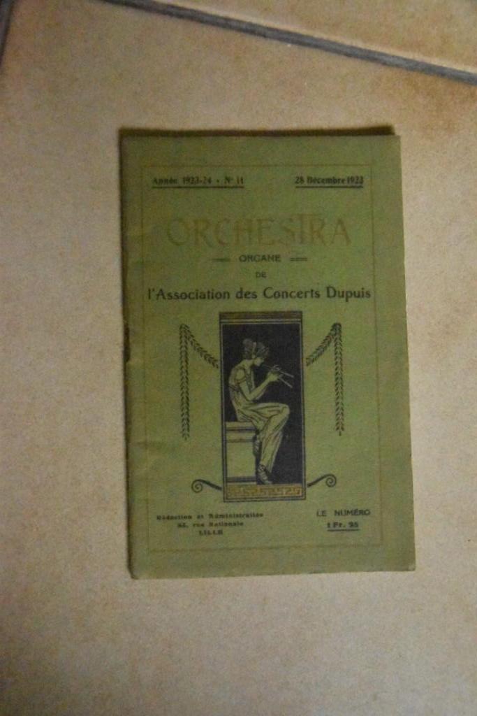 Orgue de concert Lille 1923 ORCHESTRA, Envoi