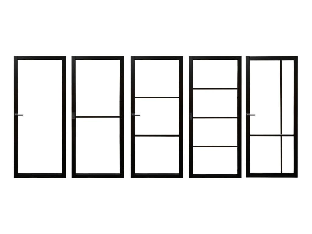 Staallook deur Arkel | Industriële deur | Op voorraad, Doe-het-zelf en Bouw, Ophalen of Verzenden, Nieuw, Glas, Binnendeur