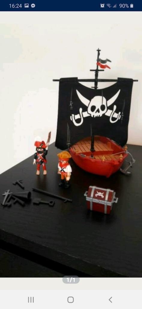 playmobil bateau de pirates, Enlèvement ou Envoi, Comme neuf