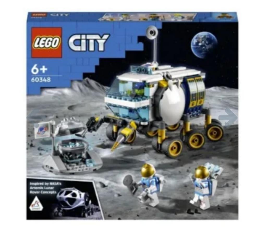 Lego set 60348 NASA maanwagen, Ophalen of Verzenden, Zo goed als nieuw, Lego