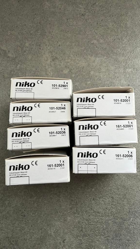 Niko Home Control nieuwe bus drukknoppen, Cd's en Dvd's, Cassettebandjes, Zo goed als nieuw, Ophalen