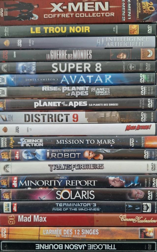 Dvd's Sci-Fi Movies - 1,00€, CD & DVD, DVD | Action, Utilisé, Action, Coffret, À partir de 12 ans, Enlèvement ou Envoi