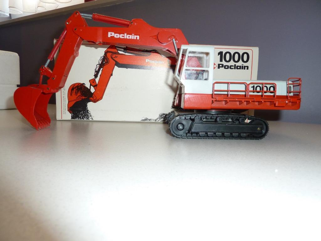 POCLAIN 1000CK (1/50ème), Articles professionnels, Machines & Construction | Grues & Excavatrices, Enlèvement, Excavatrice