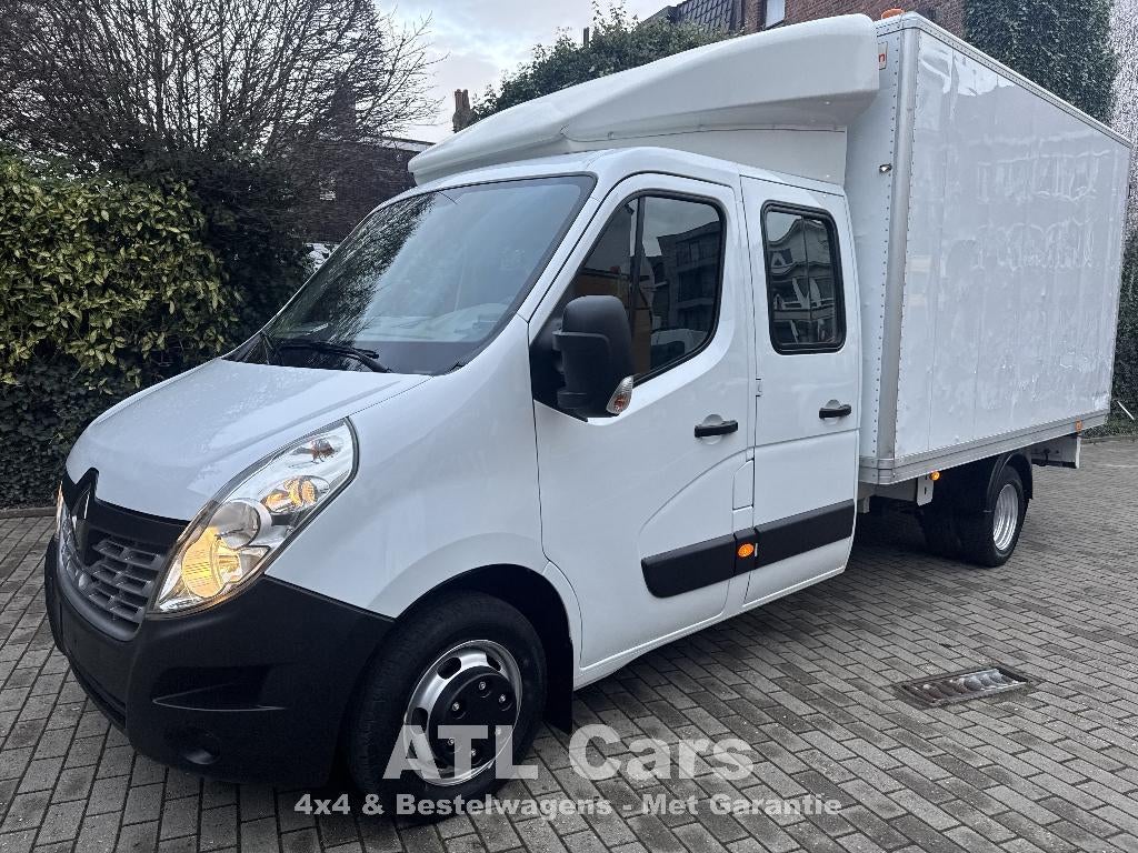 2.3D | MASTER | DUBBEL CABINE + BAK | 133 000 KM, Auto's, Voorwielaandrijving, Euro 5, Stof, Zwart