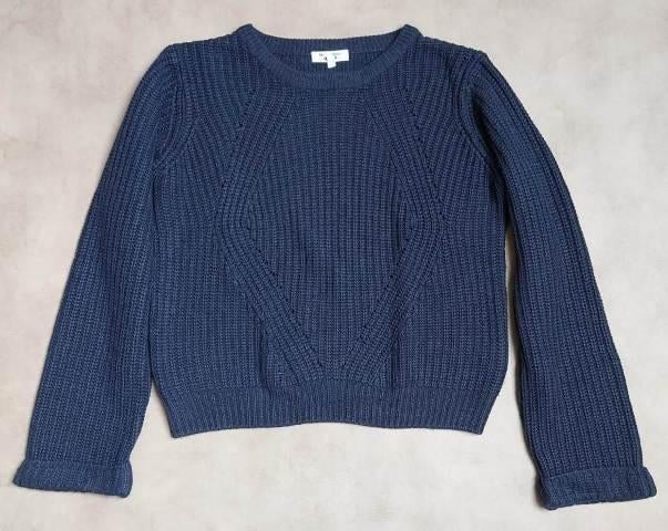 Donkerblauwe trui van Fish & Chips - maat 170, Kinderen en Baby's, Kinderkleding | Maat 170, Fish & Chips, Meisje, Trui of Vest