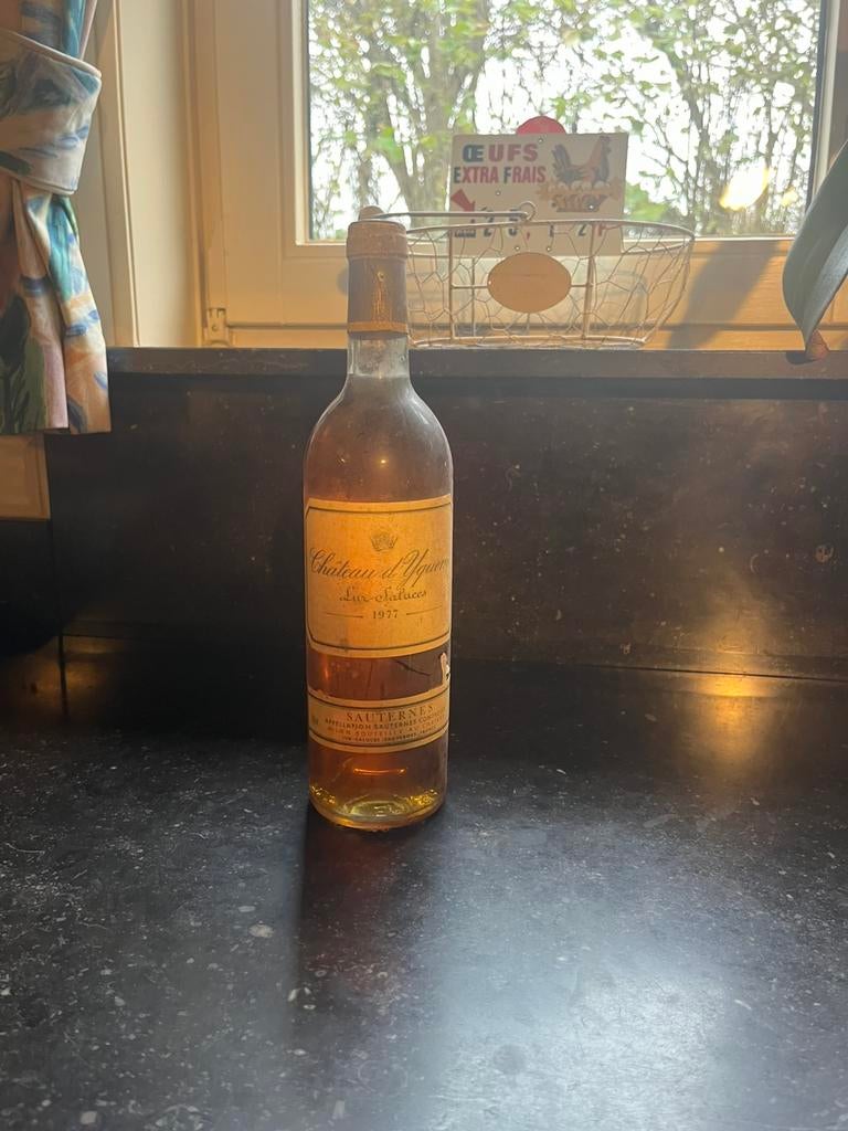 Château d’ yquem 1977, Collections, Enlèvement, Comme neuf, Vin blanc