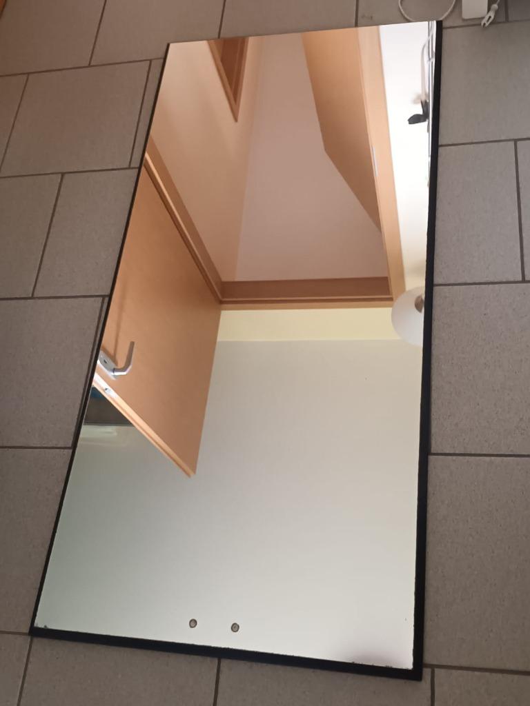 IKEA: Miroir NEUF à fixer au mur cadre noir, Enlèvement, Neuf, Noir, Autres types