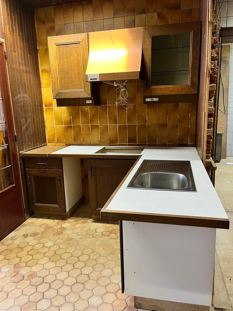 Keukenblok zonder toestellen, Huis en Inrichting, Keuken | Complete keukens, Ophalen, Zo goed als nieuw