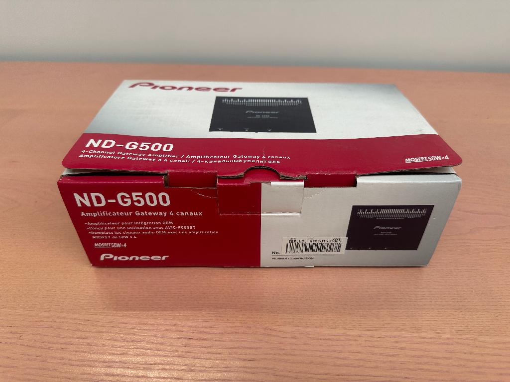 Pioneer ND-G500 4 kanaal versterker NIEUW, Auto diversen, Auto-accessoires, Nieuw, Ophalen of Verzenden
