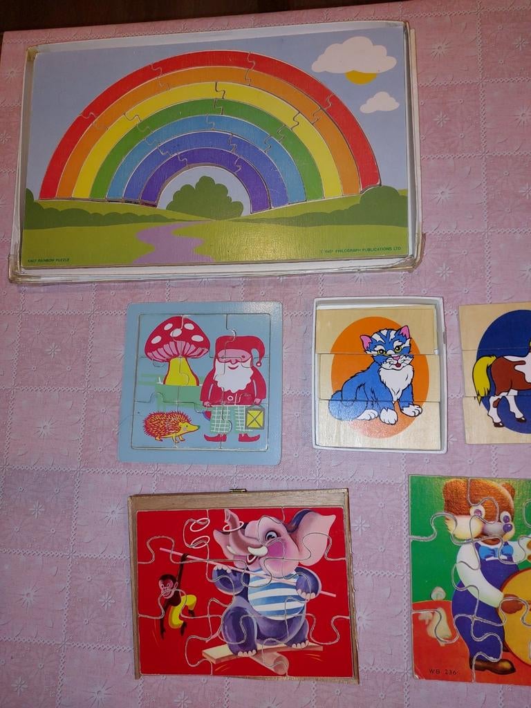 Houten puzzels, Antiek en Kunst, Ophalen