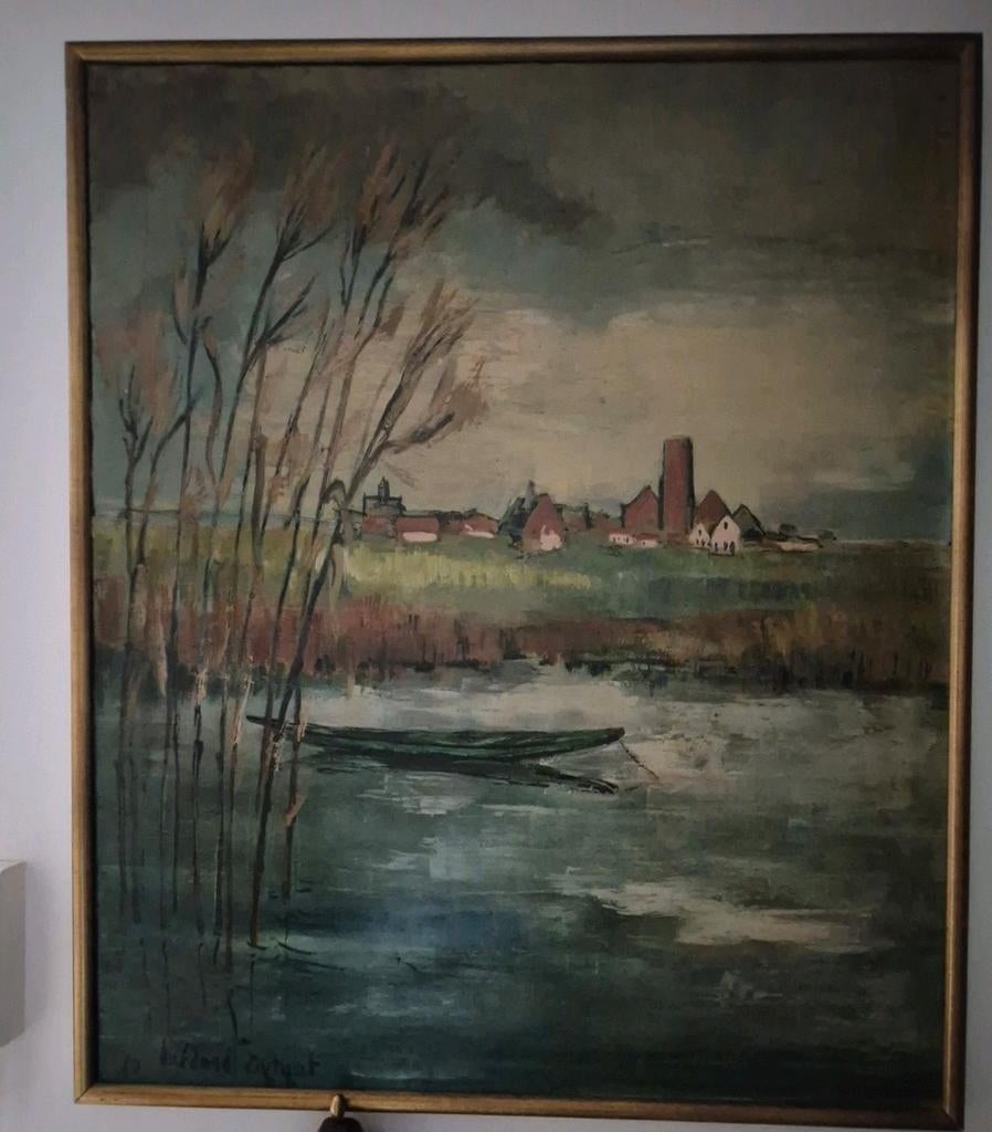 Tableau peinture toile Medard Tytgat
Damme Pays-Bas
1964, Enlèvement