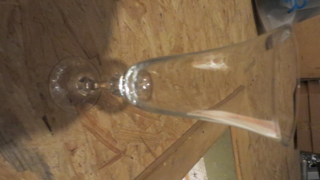 champagneglazen, Ophalen, Zo goed als nieuw