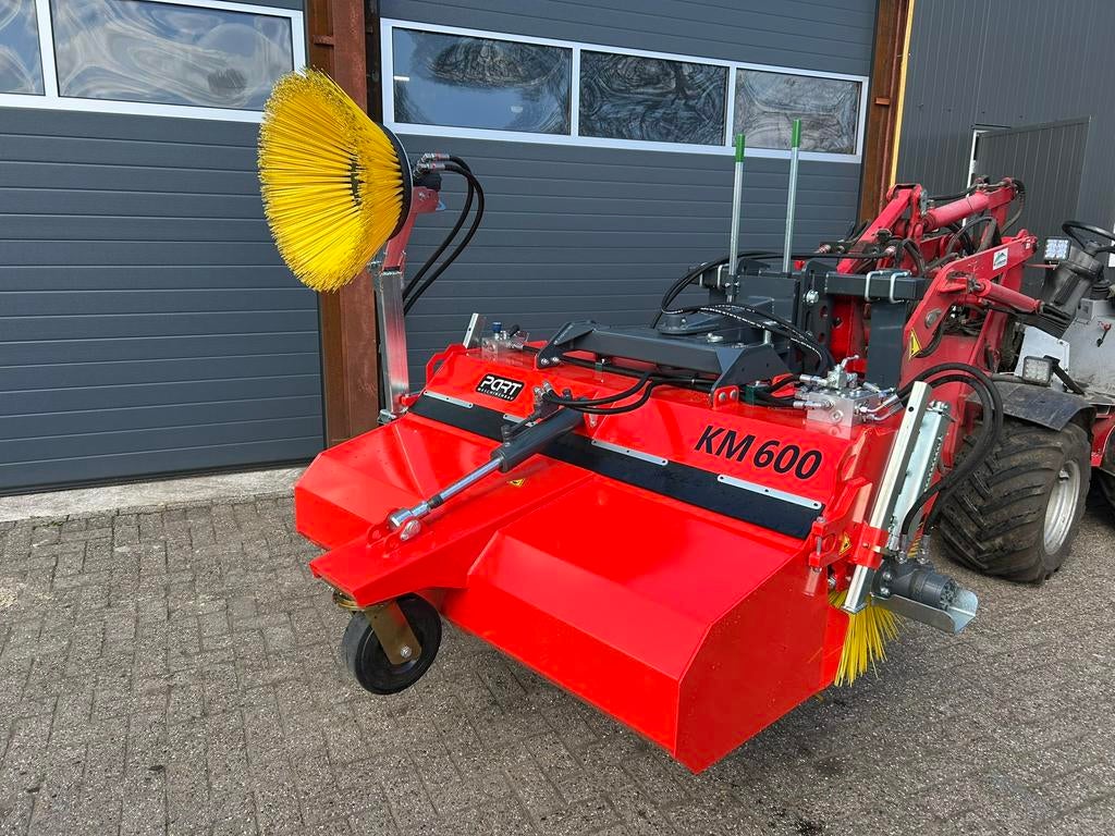 Veegmachine, rolbezem, Ophalen