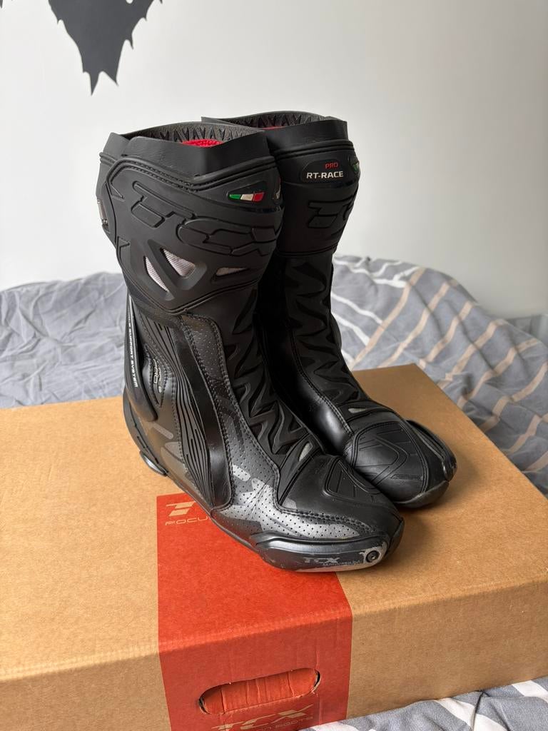 TCX race pro air motorbotten maat 42, Motoren, Ophalen, Tweedehands, Heren, Laarzen