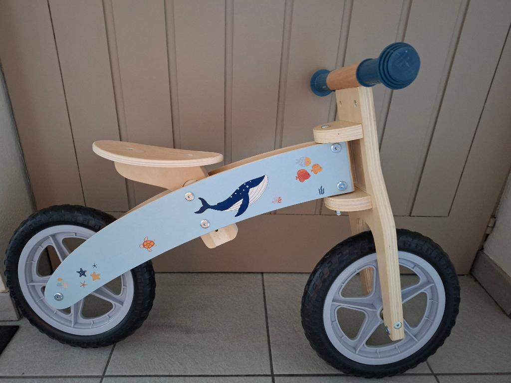 Kinderfietsje (hout), Fietsen en Brommers, Ophalen, Nieuw, Minder dan 16 inch