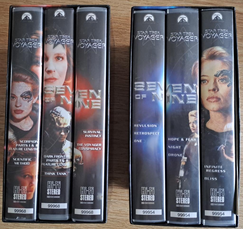 STAR TREK: Seven of nine Collection Vol 1 + 2 VHS, Cd's en Dvd's, VHS | Film, Alle leeftijden, Ophalen of Verzenden, Zo goed als nieuw