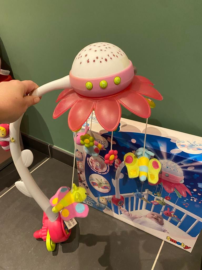 Smoby babymobiel met licht, Ophalen of Verzenden, Gebruikt