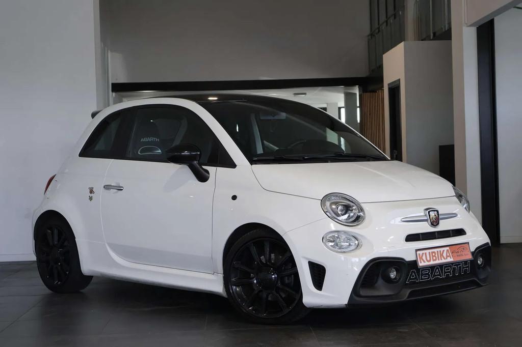 Abarth 595 Turismo 595 1.4 T-Jet Turismo Navi Airco Garantie, Auto's, 4 zetels, Gebruikt, 4 cilinders, Wit