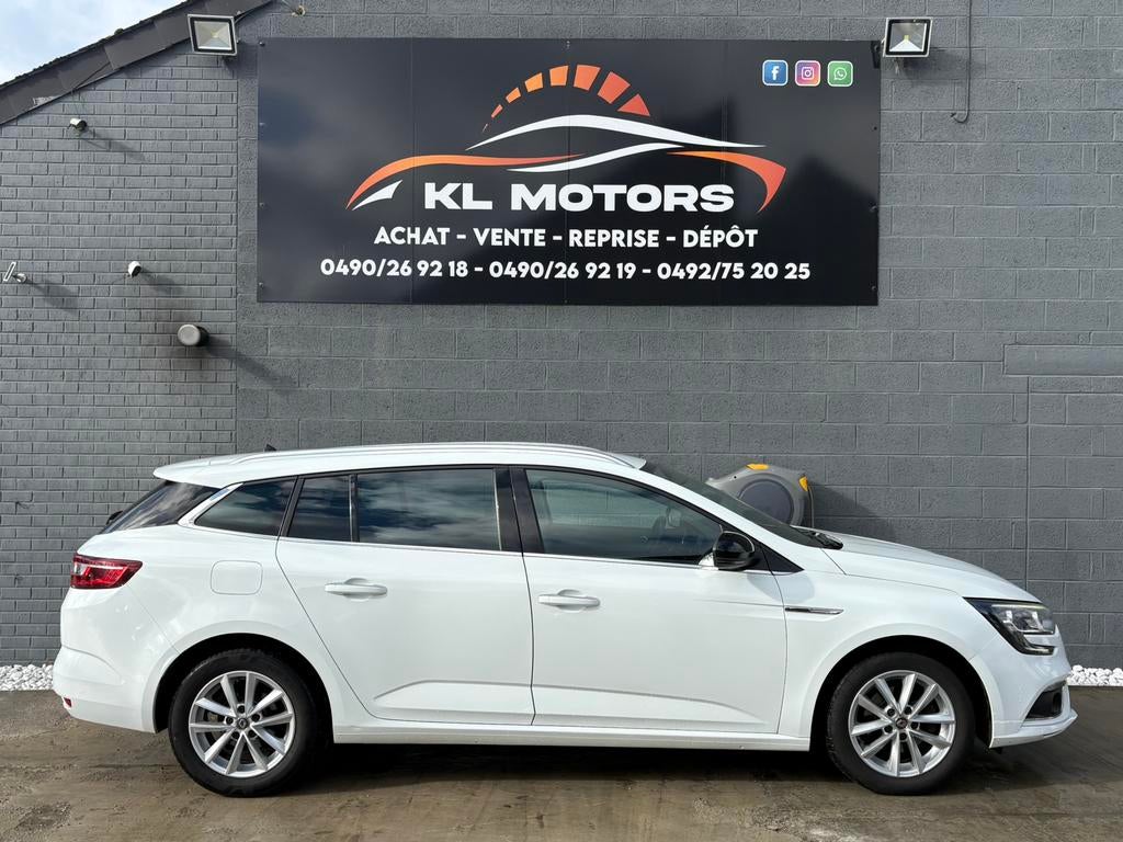 RENAULT MÉGANE LIMITED 1.2TCE 2018 104 000KM CARPASS EURO 6B, Autos, Achat, Euro 6, Entreprise, Boîte manuelle